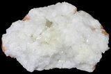 Quartz Crystal Filled Geode Section- Morocco #133694-1